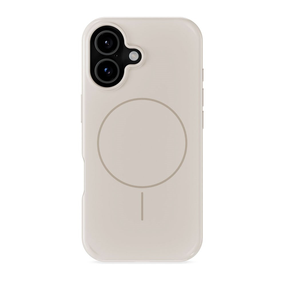 iPhone 17 Holdit Mono Case - MagSafe Compatible - Light Beige / Beige