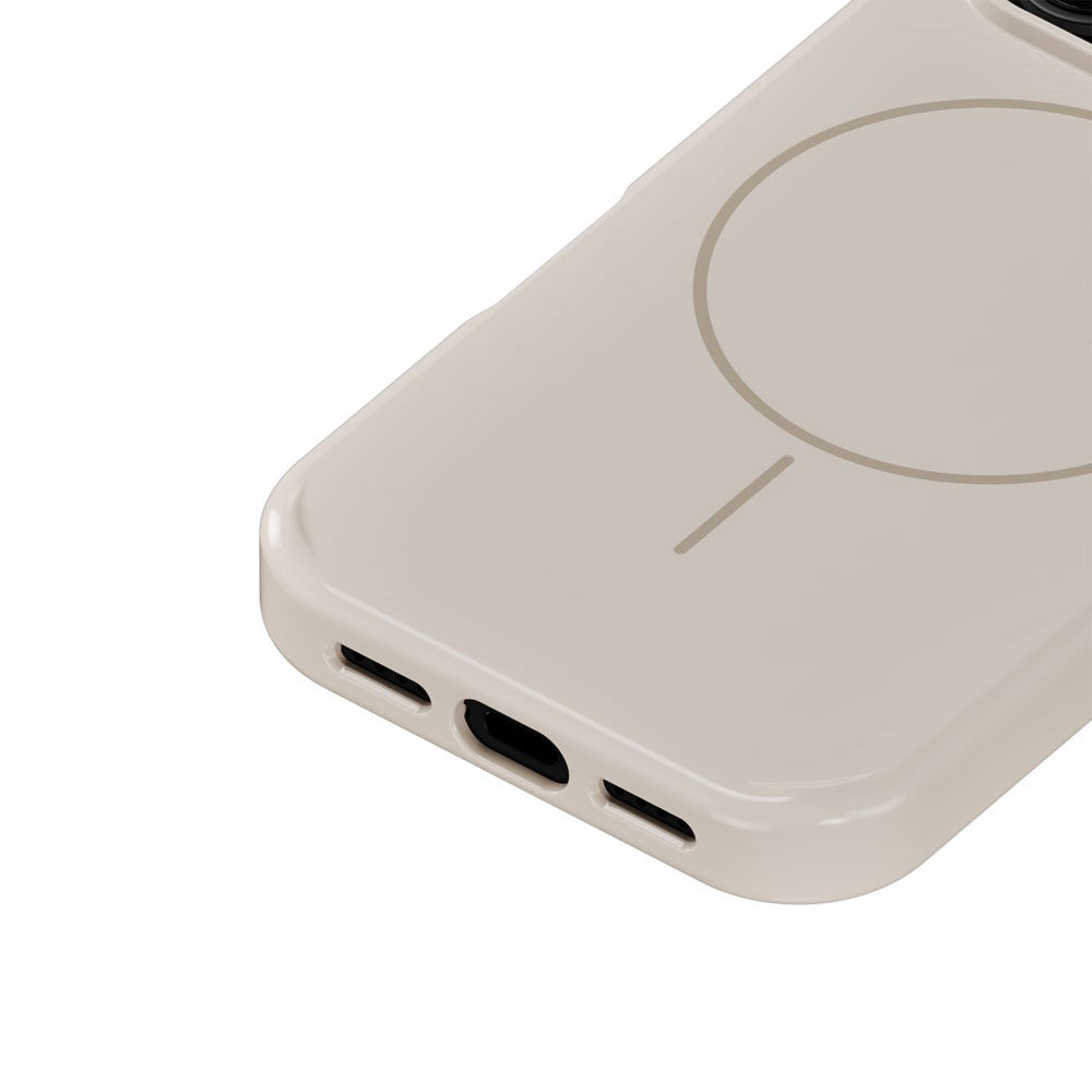 iPhone 17 Pro Holdit Mono Case - MagSafe Compatible - Light Beige / Beige