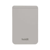 Holdit MagSafe Silicone Card Holder - Wool Gray