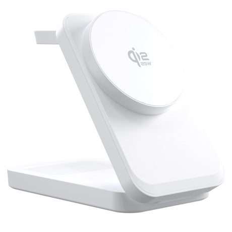 Smartline Foldable 3-in-1 Wireless Charger 25W - Qi2 Compatible - White