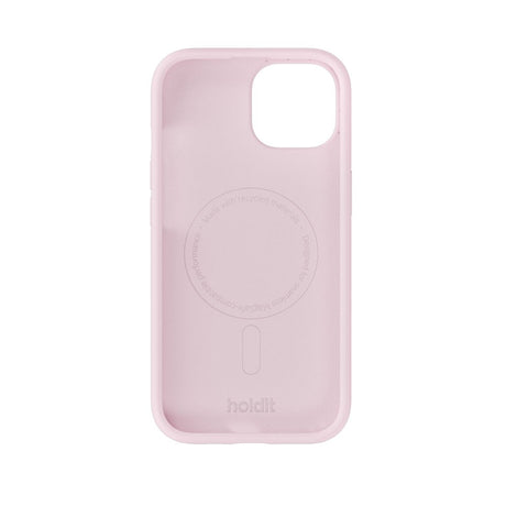 iPhone 15 / 14 / 13 Holdit Soft Touch MagSafe Silicone Case - Pale Pink