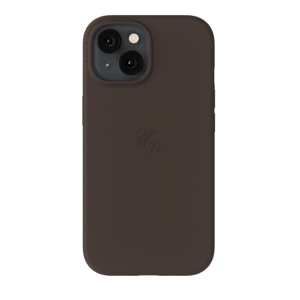 iPhone 15 / 14 / 13 Holdit Soft Touch MagSafe Silicone Case - Chocolate