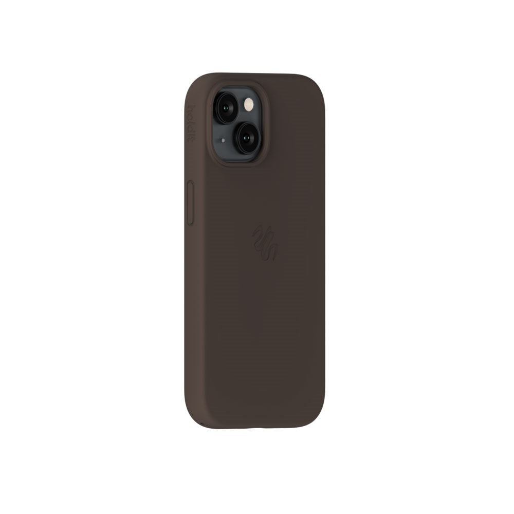iPhone 15 / 14 / 13 Holdit Soft Touch MagSafe Silicone Case - Chocolate