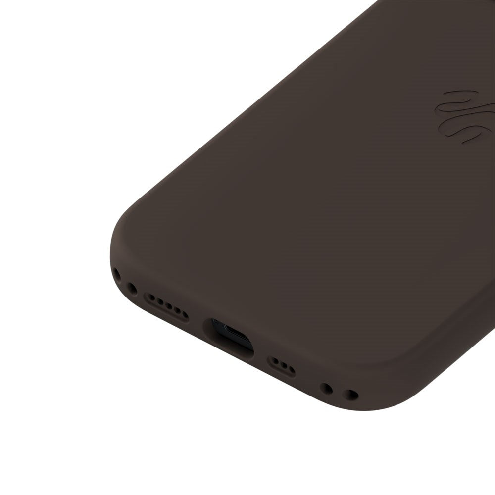 iPhone 15 / 14 / 13 Holdit Soft Touch MagSafe Silicone Case - Chocolate