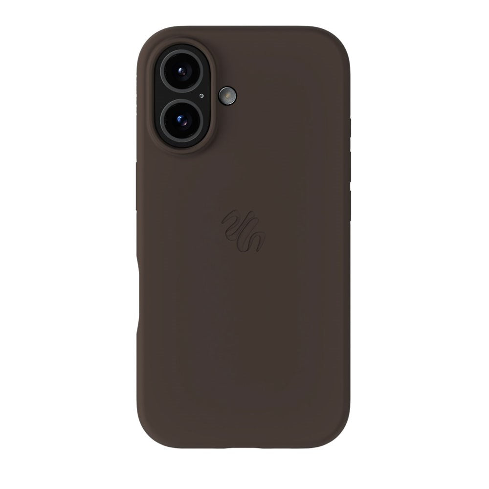 iPhone 16 Holdit Soft Touch MagSafe Silicone Case - Chocolate
