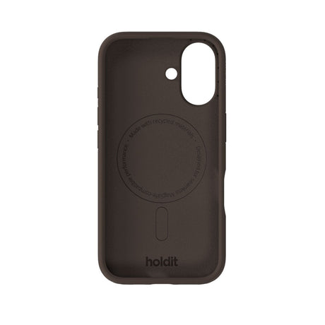 iPhone 16 Holdit Soft Touch MagSafe Silicone Case - Chocolate