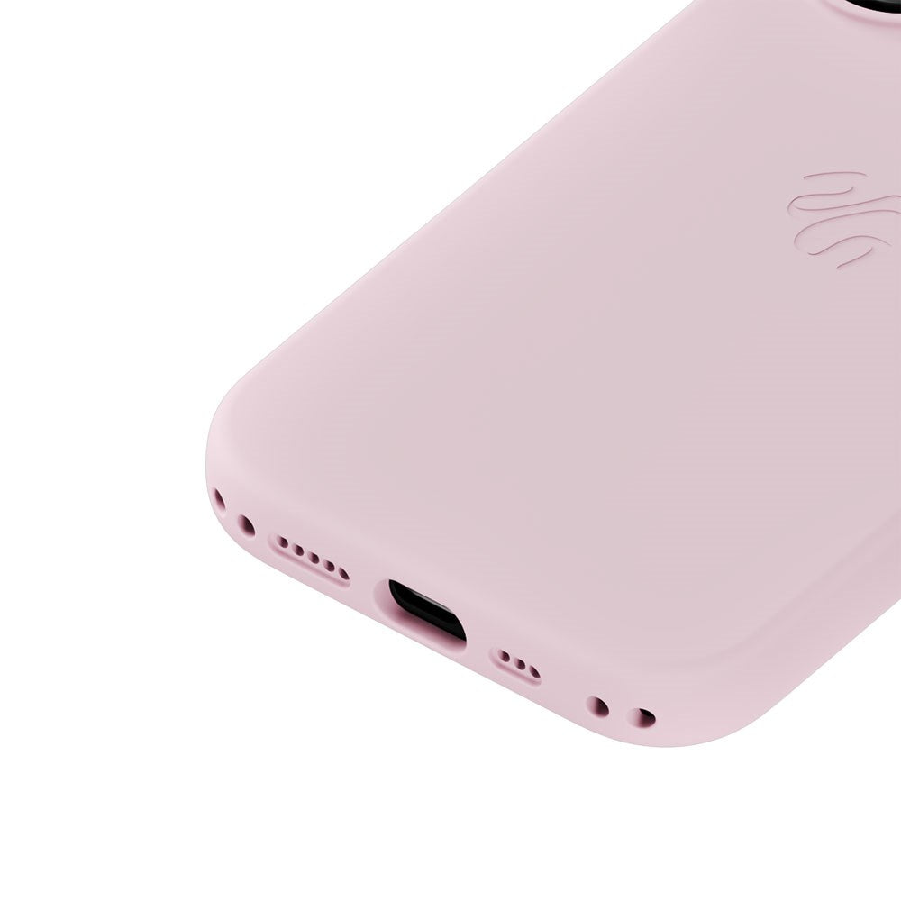 iPhone 16 Holdit Soft Touch MagSafe Silicone Case - Pale Pink