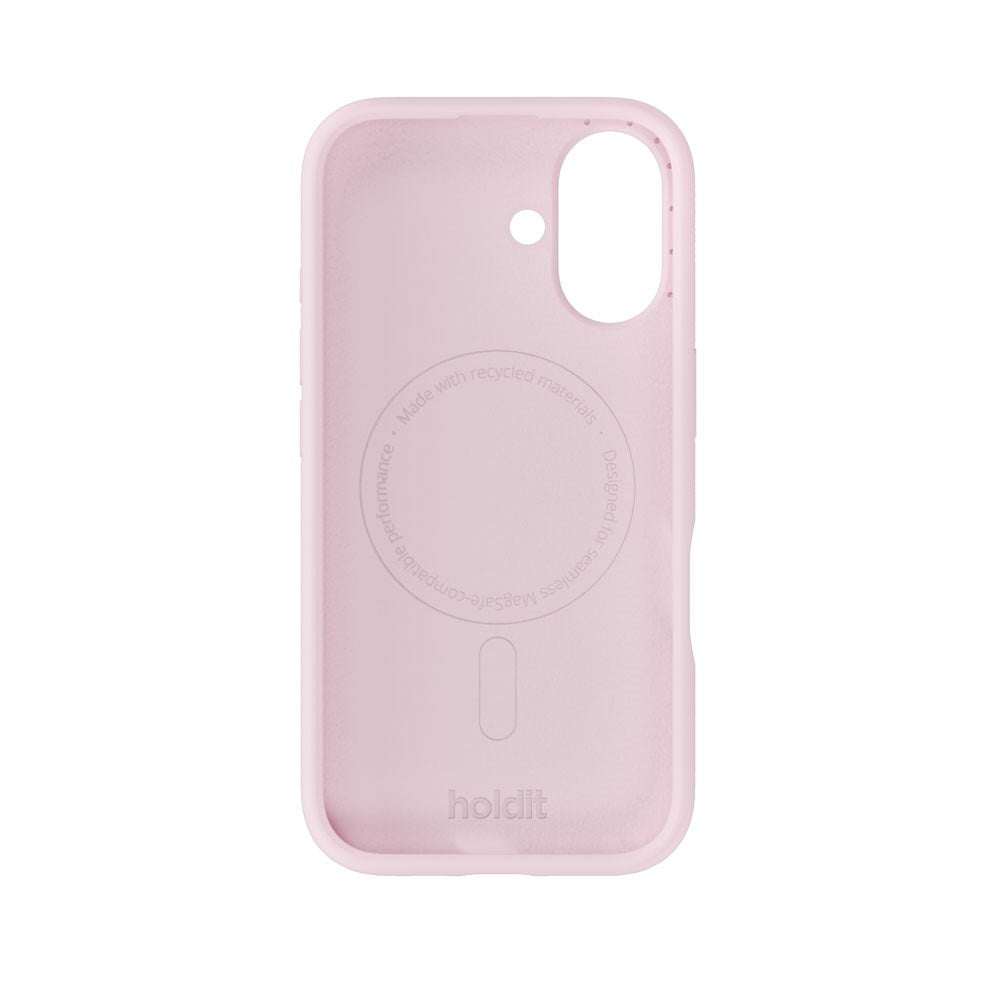 iPhone 16 Holdit Soft Touch MagSafe Silicone Case - Pale Pink