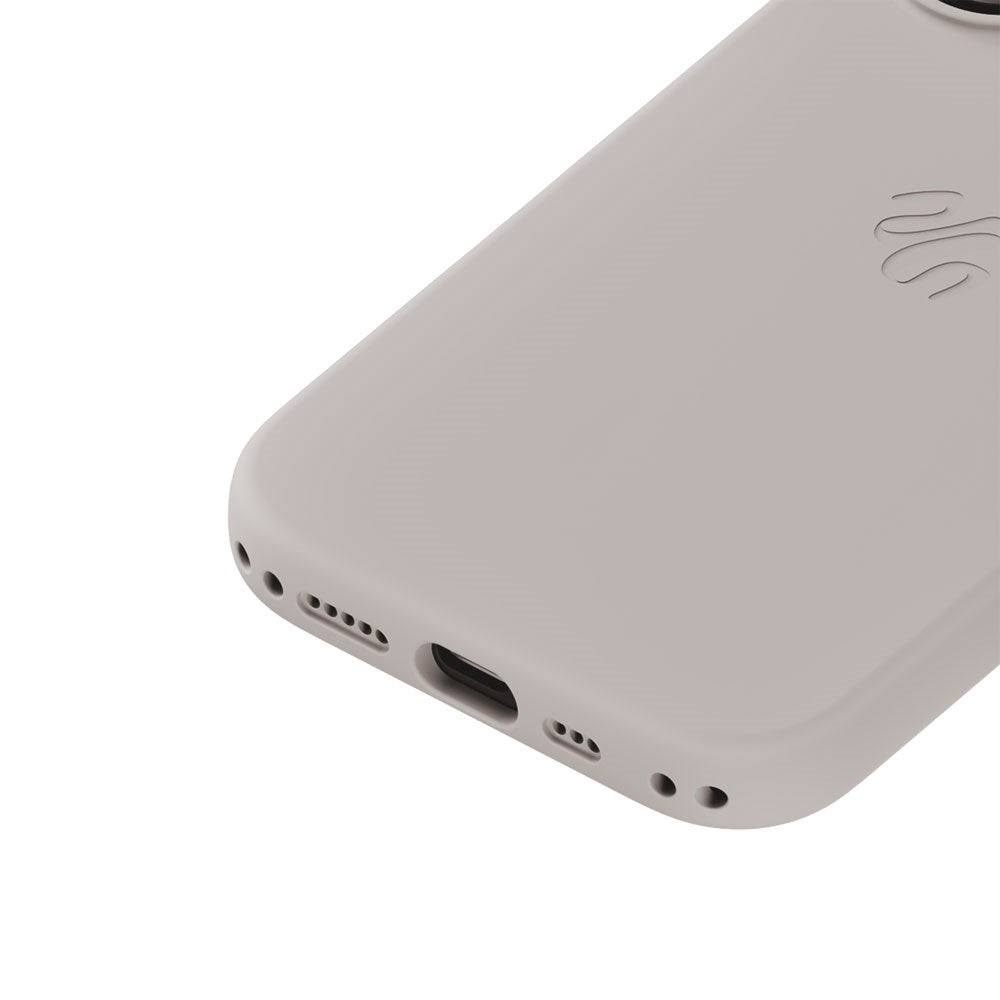 iPhone 16 Holdit Soft Touch MagSafe Silicone Case - Wool Gray