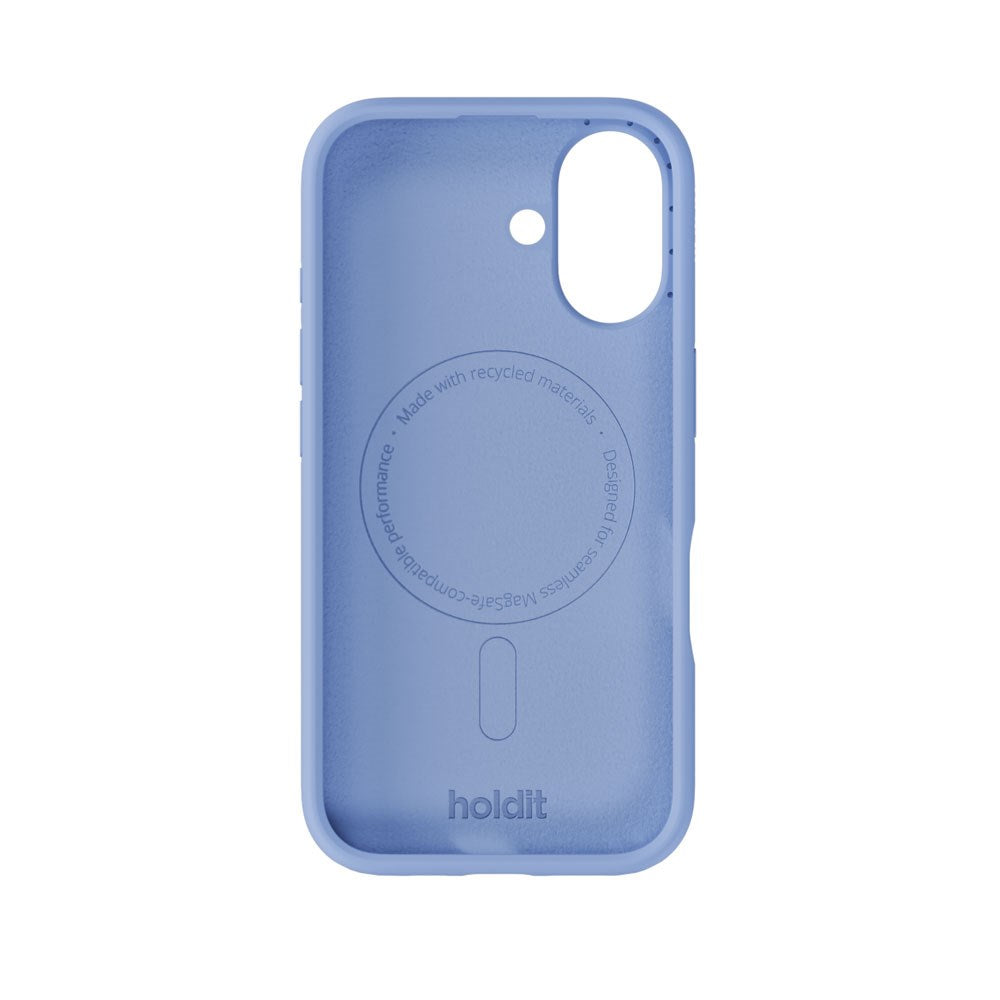 iPhone 16 Holdit Soft Touch MagSafe Silicone Case - Soft Cobalt