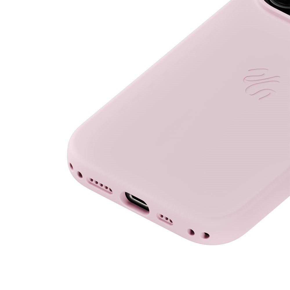 iPhone 16 Pro Holdit Soft Touch MagSafe Silicone Case - Pale Pink