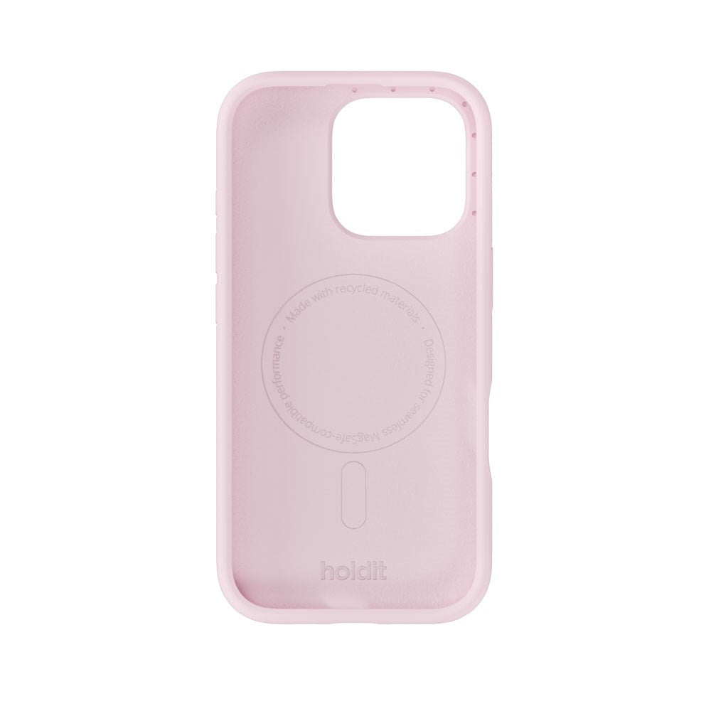 iPhone 16 Pro Holdit Soft Touch MagSafe Silicone Case - Pale Pink