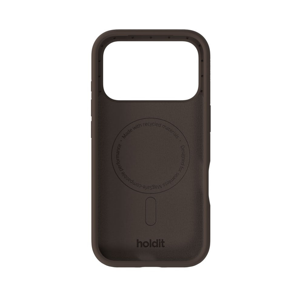 iPhone 17 Pro Holdit Soft Touch MagSafe Silicone Case - Chocolate