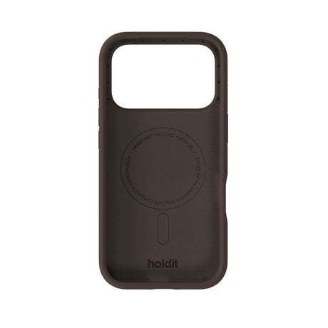 iPhone 17 Pro Holdit Soft Touch MagSafe Silicone Case - Chocolate