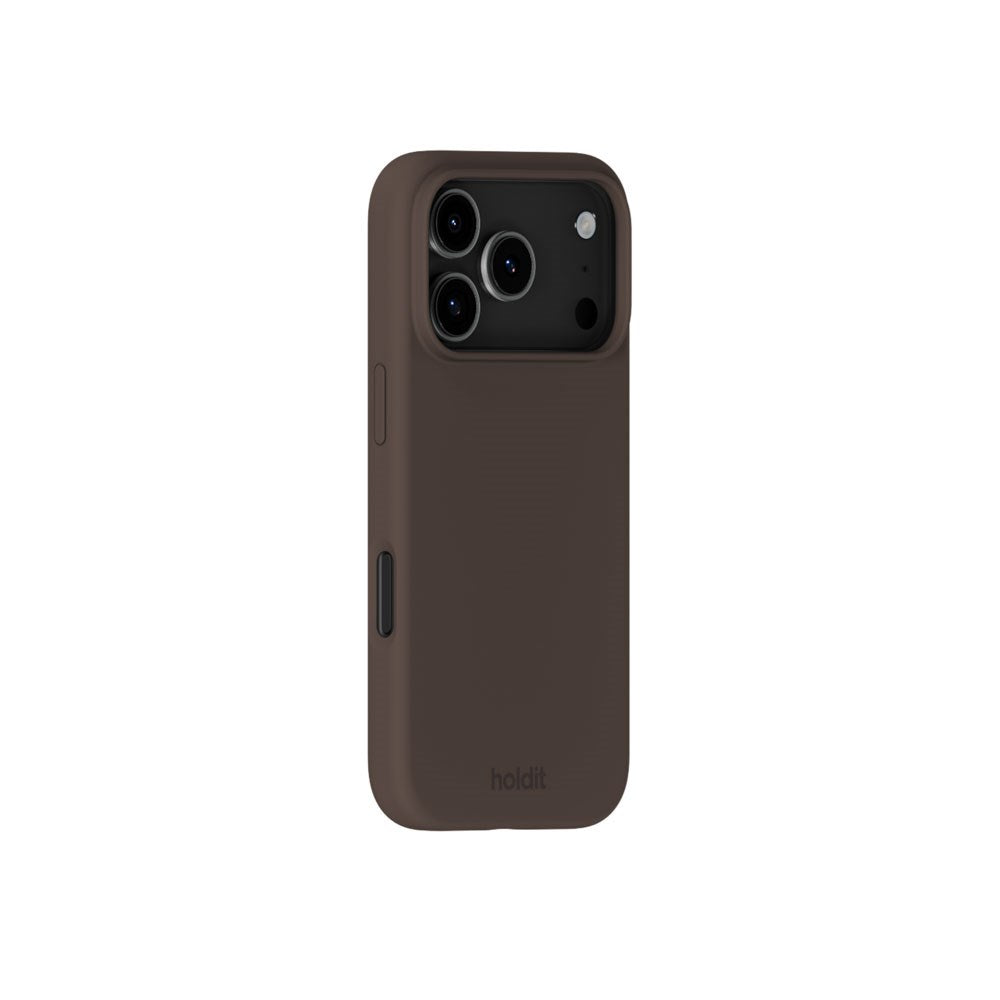 iPhone 18 Pro / 17 Pro Holdit Soft Touch Silicone Case - Chocolate