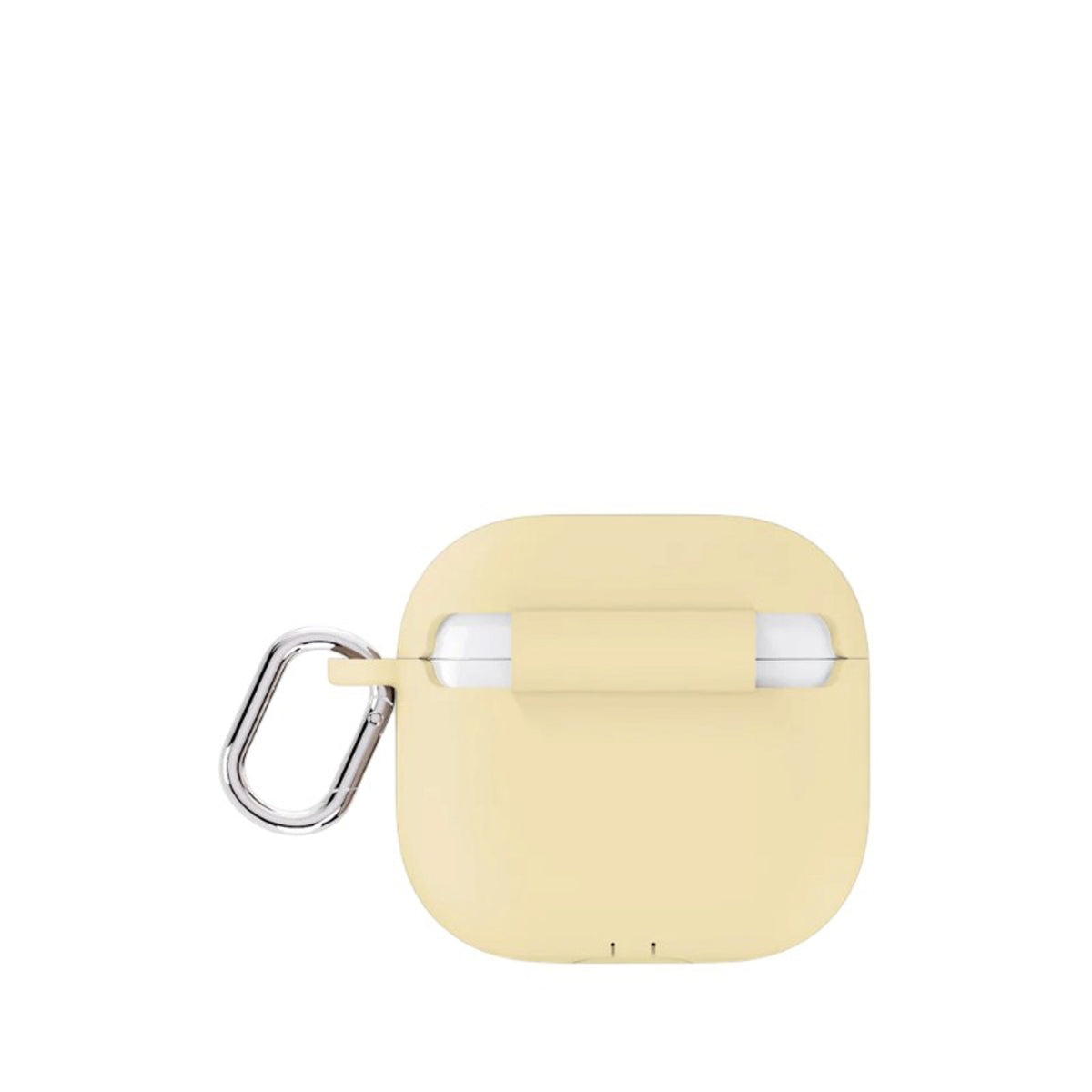 Apple AirPods (5. & 4. Gen.) Holdit Silicone Case with Carabiner - Butter Yellow