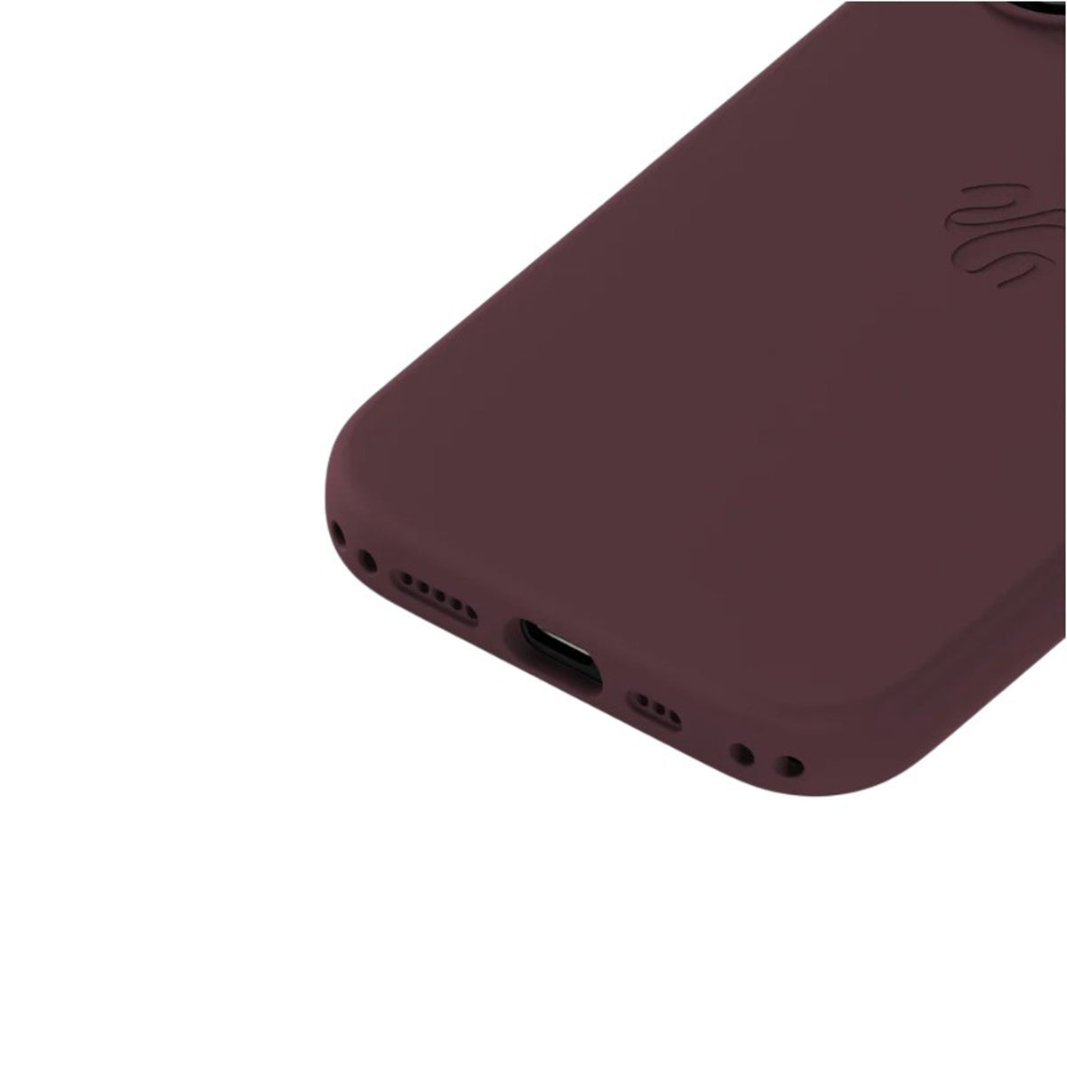 iPhone 16 Holdit Soft Touch MagSafe Silicone Case - Bordeaux