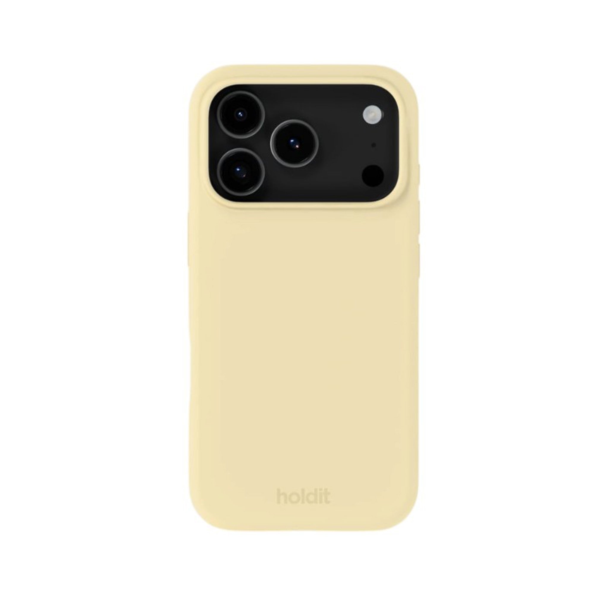 iPhone 18 Pro / 17 Pro Holdit Soft Touch Silicone Case - Butter Yellow