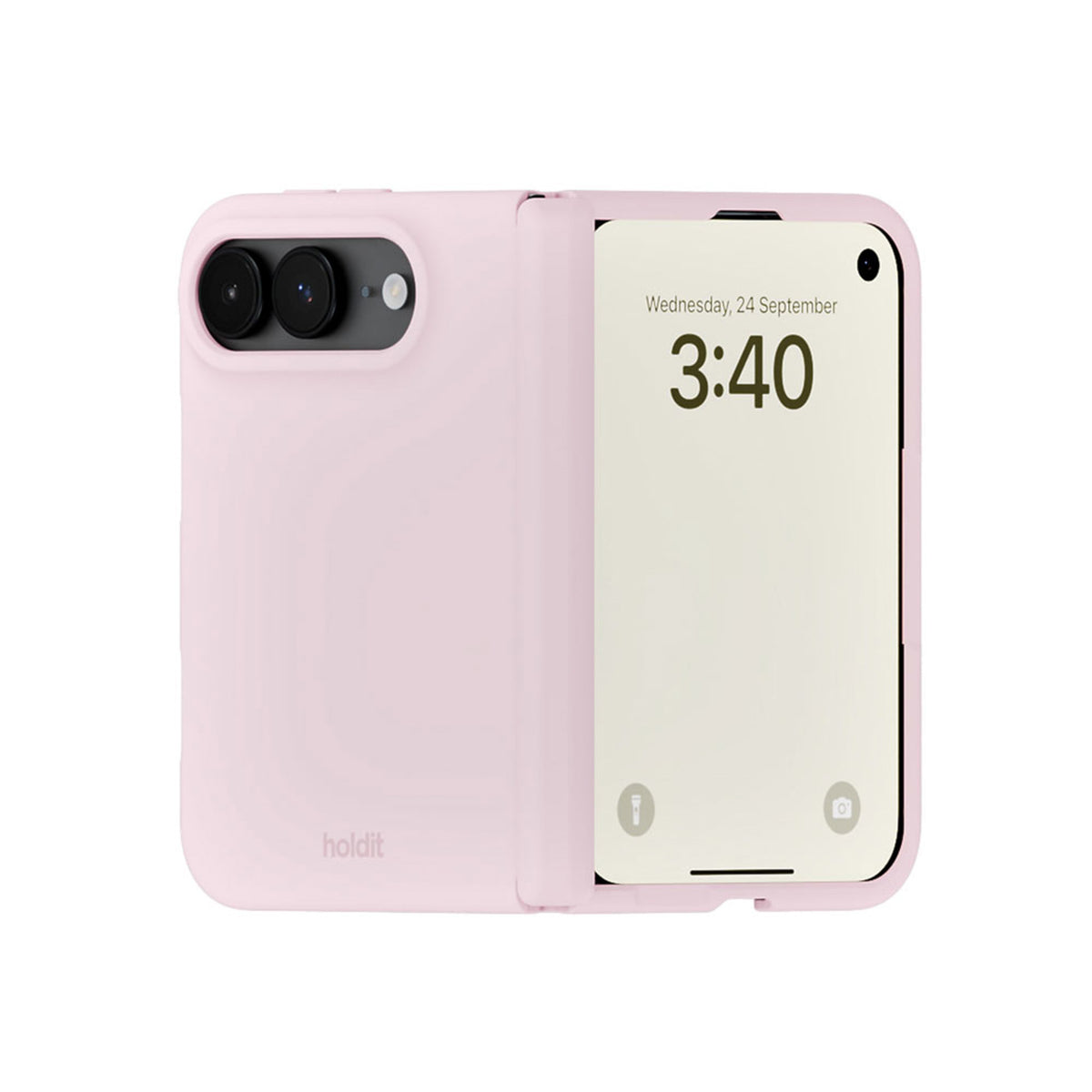 iPhone Duo Holdit Soft Touch Silicone Case - Pale Pink