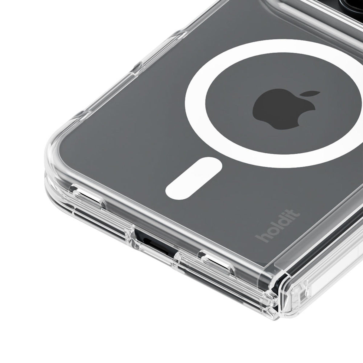iPhone Duo Holdit Transparent Case - MagSafe Compatible - Transparent