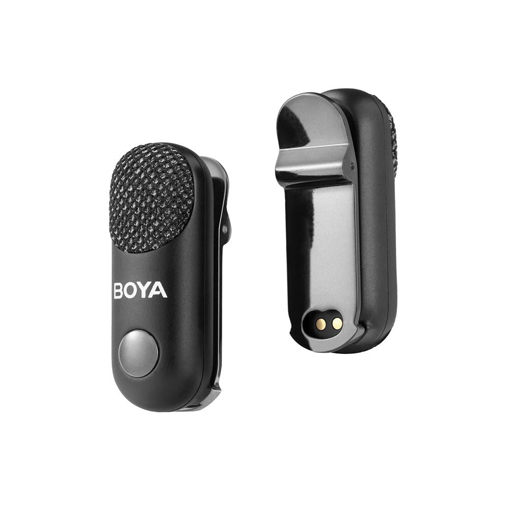 BOYA Magic-02 AI Wireless Microphone - Lightning / USB-C / 3.5mm Mini Jack - Black