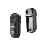 BOYA Magic-02 AI Wireless Microphone - Lightning / USB-C / 3.5mm Mini Jack - Black