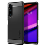 Sony Xperia 1 V Spigen Rugged Armor Case - Matte Black