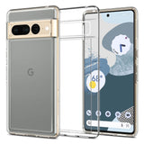 Google Pixel 7 Pro Spigen Ultra Hybrid Case - TransparentSpigen Ultra Hybrid Case - Transparent