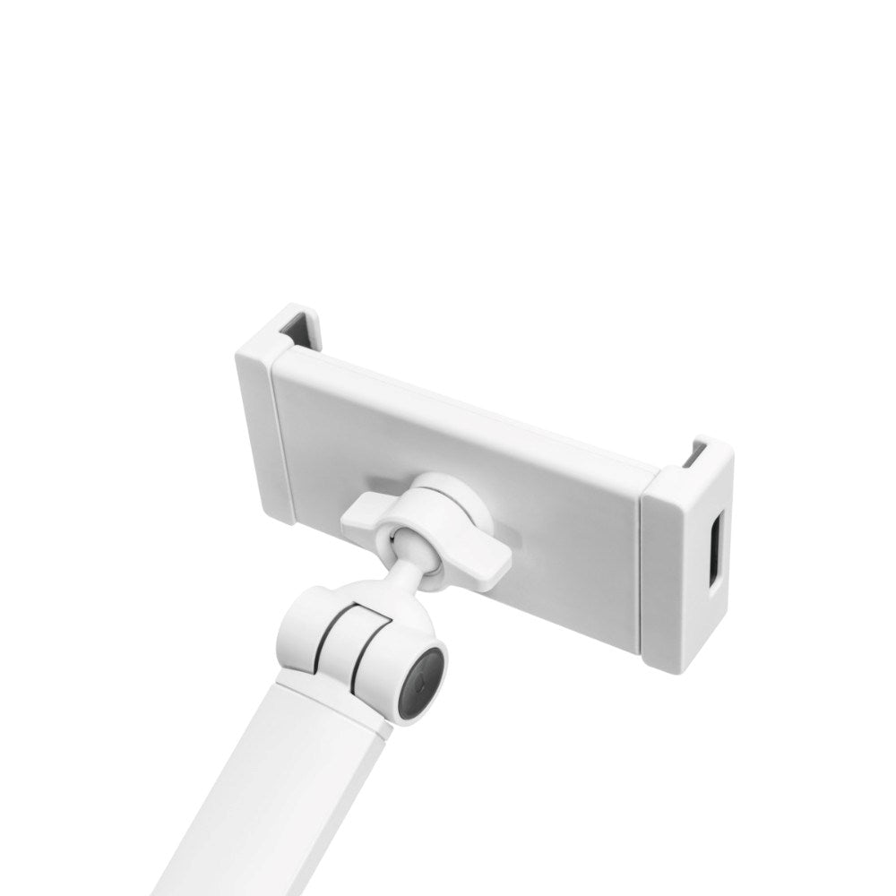 Deltaco Universal Tablet / Mobile Holder for Table - Dimensions: 4.7 - 12.9" - White