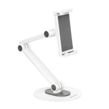Deltaco Universal Tablet / Mobile Holder for Table - Dimensions: 4.7 - 12.9" - White