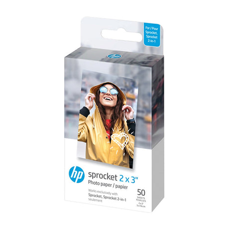 HP Sprocket / Spocket 2-in-1 Photo Paper 5 x 7,6 cm - 50 pcs.