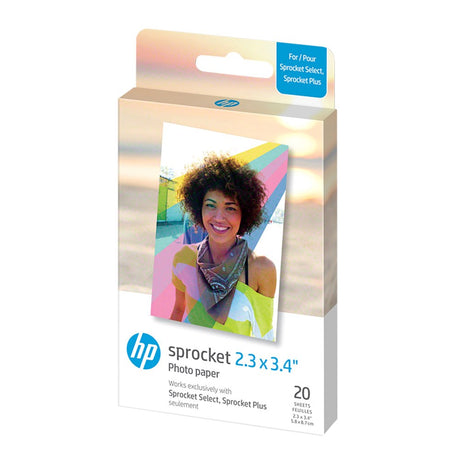 HP Sprocket Select / Spocket Plus Photo Paper 5,8 x 8,7 cm - 20 pcs.