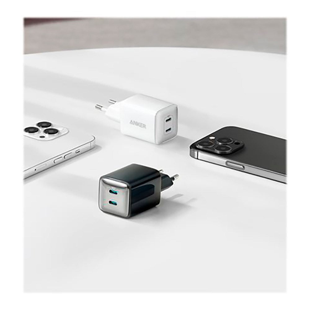 Anker 521 Wall Charger 40W with 2 x USB-C - White