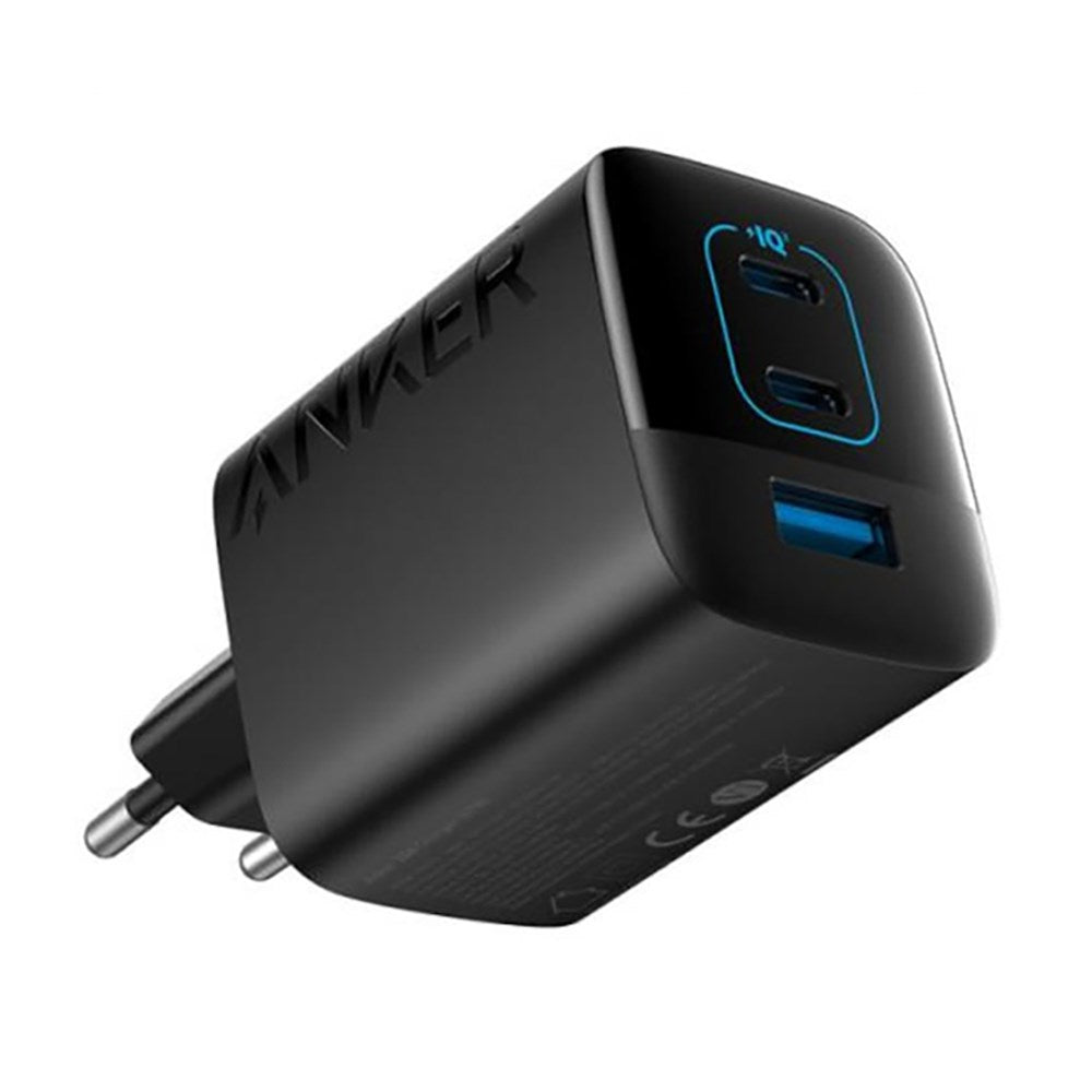 Anker 336 Wall Charger 67W with 1 x USB-A & 2 x USB-C - Black