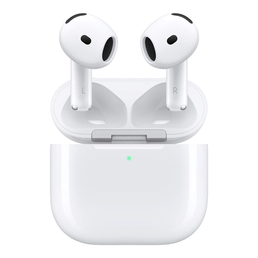 Apple AirPods 4 with Active Noise Cancellation In-Ear Headset with Wireless Charging Case - White