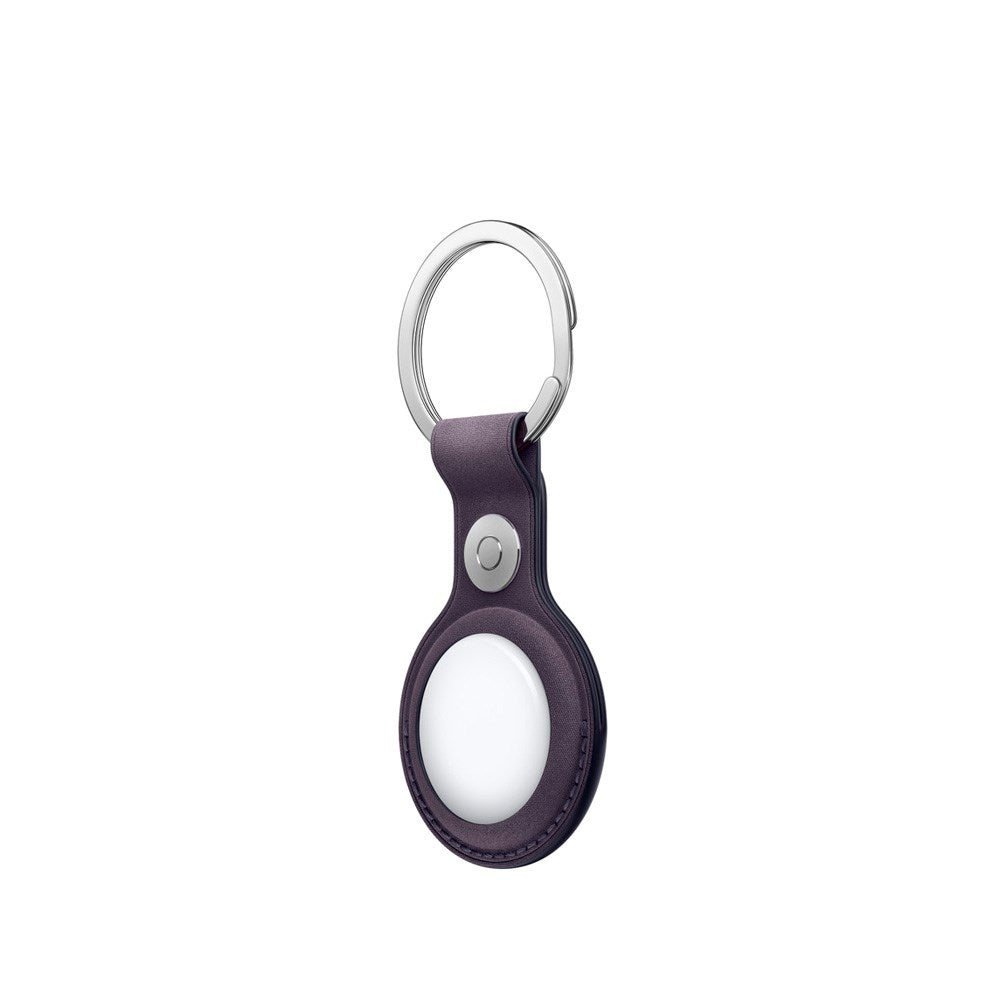 Original Apple AirTag FineWoven Key Ring - Midnight Purple (MGG04ZM/A)
