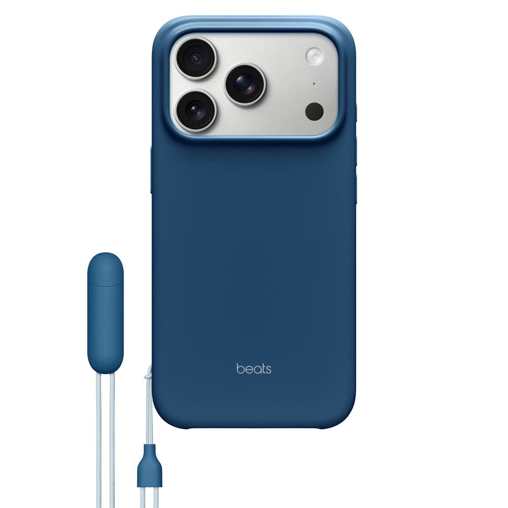 Beats iPhone 17 Pro Case with Strap - MagSafe Compatible - Bedrock Blue