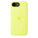 Original Apple iPhone 16e Silicone Case - Neon Yellow (MGYW4ZM/A)