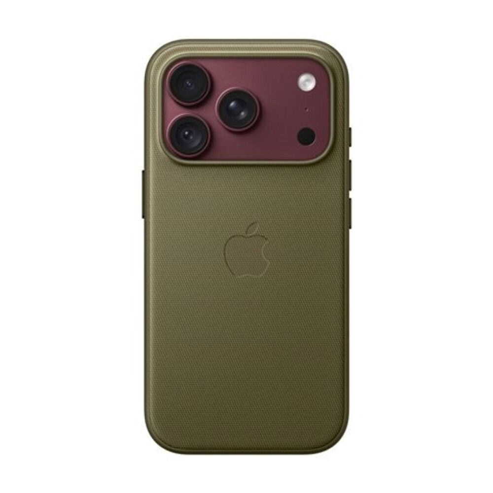 Original Apple iPhone 18 Pro TechWoven Case - MagSafe Compatible - Olive (MKD34ZM/A)