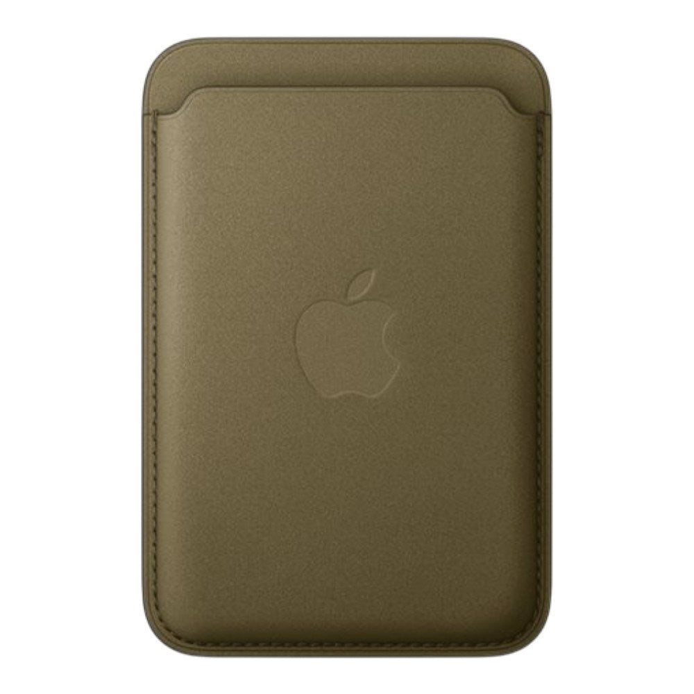 Original Apple FineWoven Wallet - MagSafe Compatible - Dark Olive (MK9K4ZM/A)