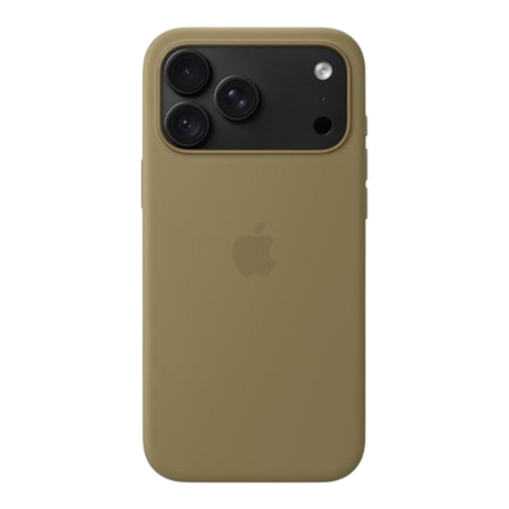 Original Apple iPhone 18 Pro Max Silicone Case - MagSafe Compatible - Olive (MK924ZM/A)