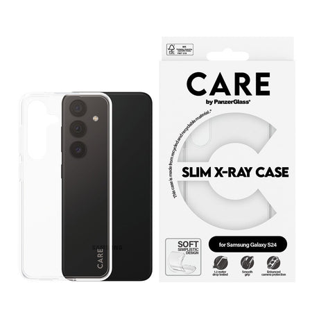 CARE by PanzerGlass Samsung Galaxy S24 FASHION X-Ray Soft Basic Case - Transparent