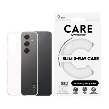 CARE by PanzerGlass Samsung Galaxy S24 FE FASHION X-Ray Soft Basic Case - Transparent