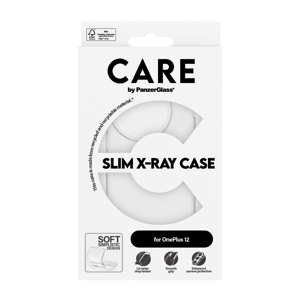 CARE by PanzerGlass OnePlus 12 FASHION X-Ray Soft Basic Case - Transparent