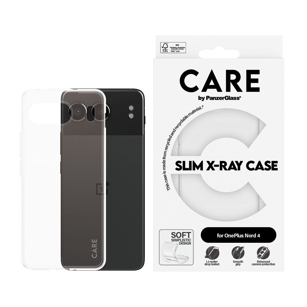 CARE by PanzerGlass OnePlus Nord 4 (5G) FASHION X-Ray Soft Basic Case - Transparent