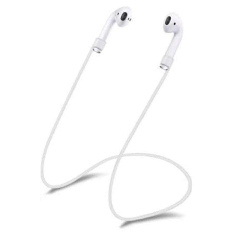 Tech-Protect AirPods / AirPods Pro Flexible Silicone Neck Strap - White