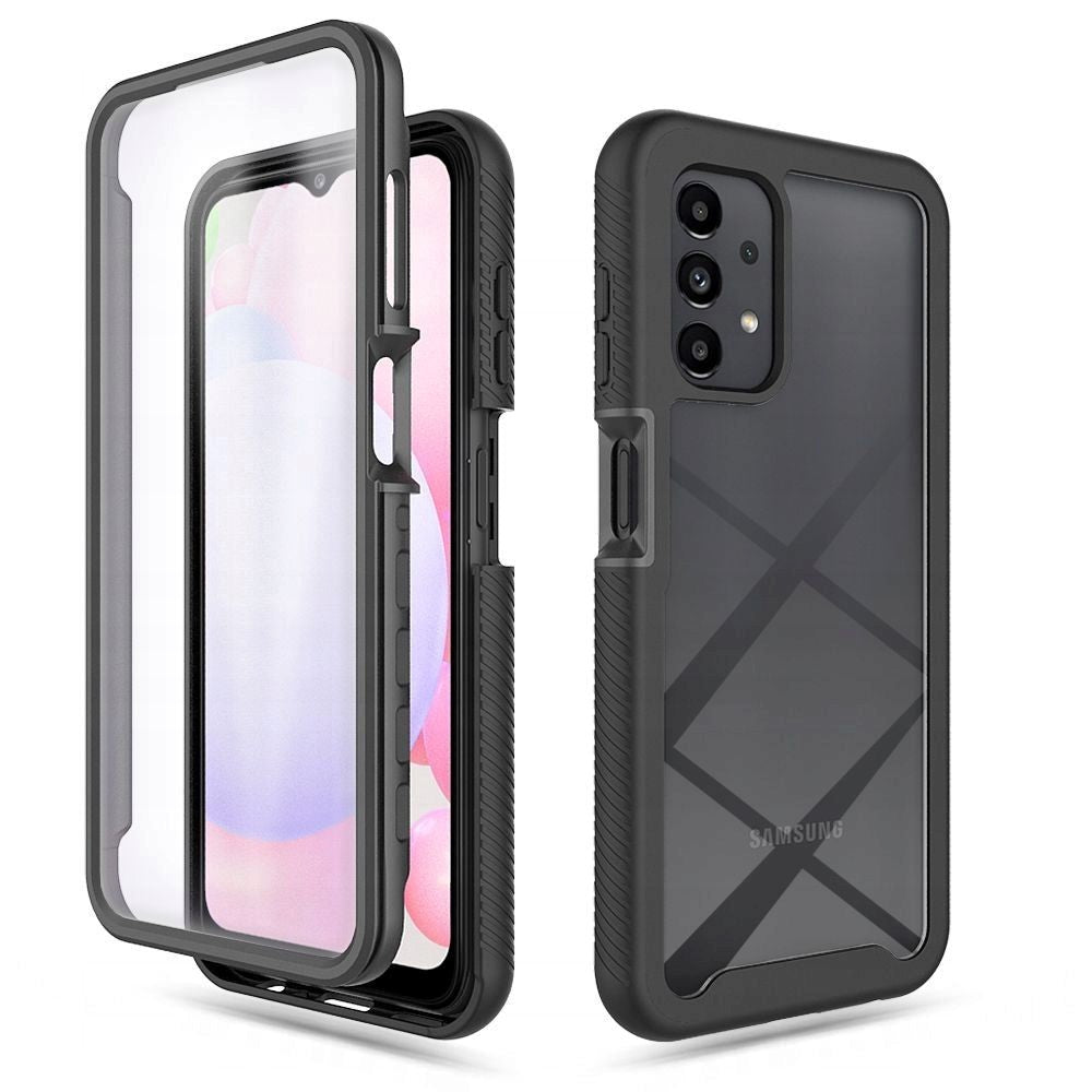 Samsung Galaxy A23 / A23 (5G) Tech-Protect DEFENSE360 Case with Screen Protector - Transparent / Black