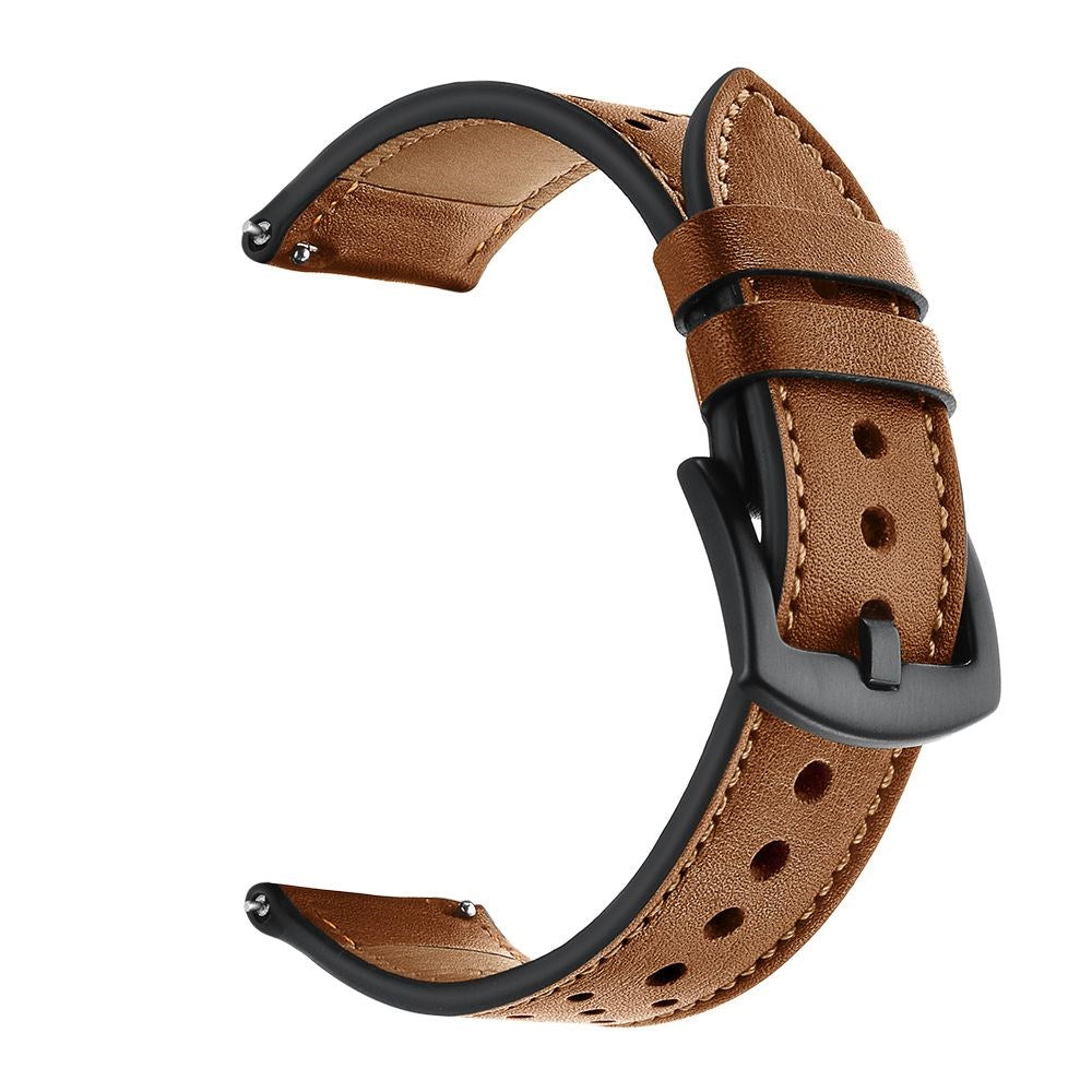 Samsung Galaxy Watch (46mm) Tech-Protect Genuine Leather Watch Strap - Brown