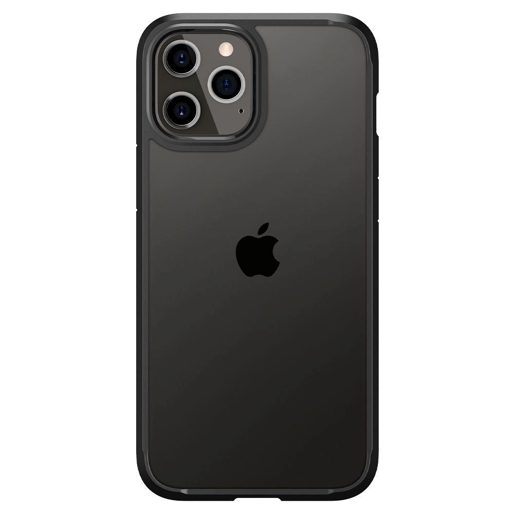 iPhone 12 / 12 Pro Spigen Ultra Hybrid Case - Transparent / Black