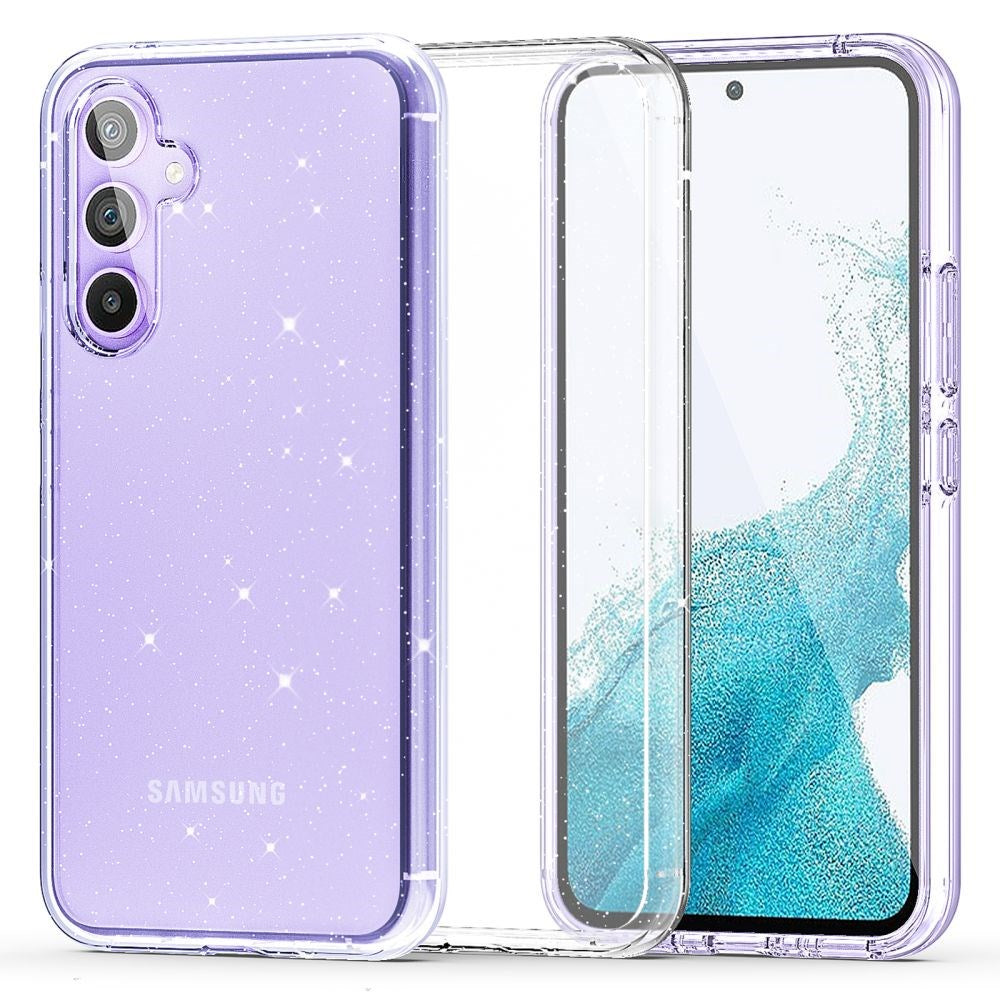 Samsung Galaxy A54 (5G) Tech-Protect FlexAir Hybrid Plastic Case Transparent - Glitter